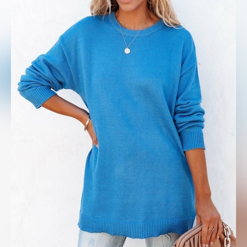 Vici Korey Knit Oversized Pullover Sweater